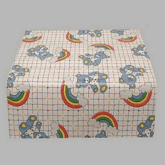 self-adhesive foil bears and rainbows 45 x 200cm