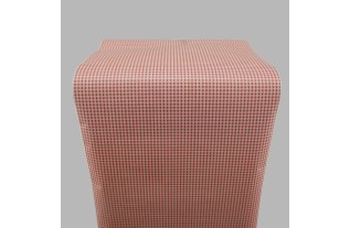 carrés de film adhésif rouge blanc 45 x 150 cm