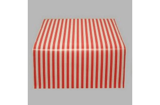 feuille autocollante rayure Blanc rouge 45 x 150 cm