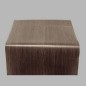 feuille autocollante Bois design noire 45 x 150 cm