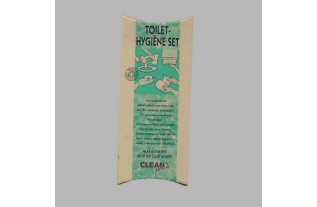 toilet hygiene set voor op reis of vakantie