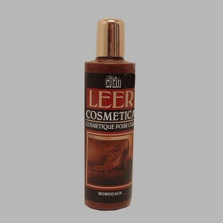 Crème pour cuir entretien couleur bordeaux contenu 250 ml
