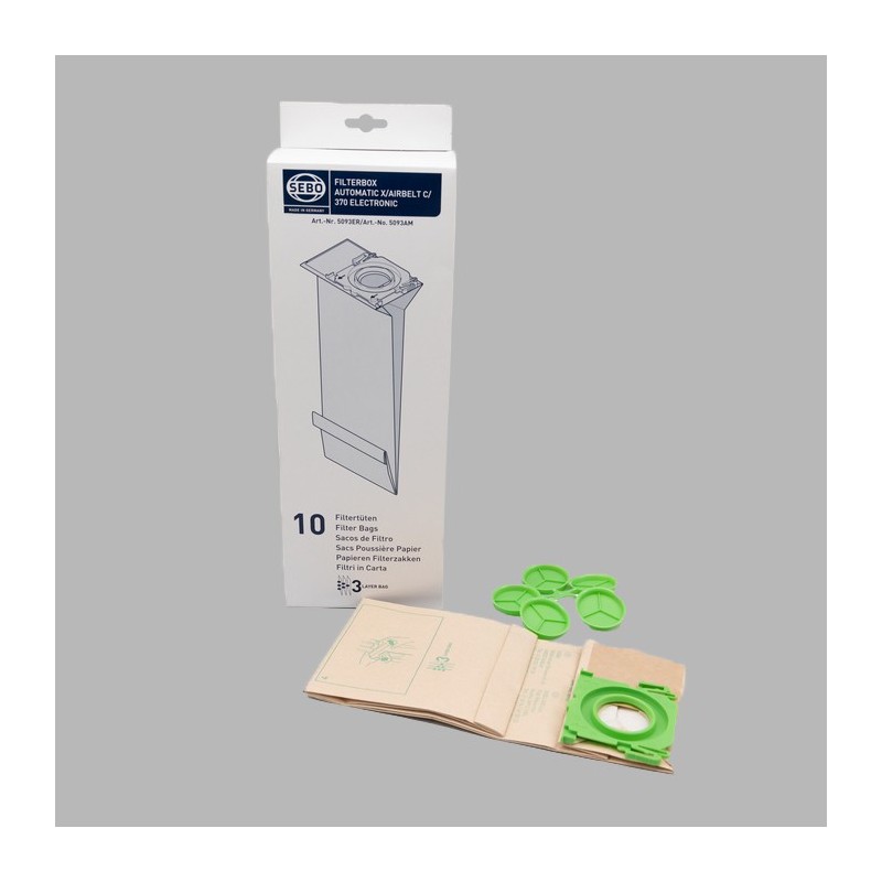 Sebo filter bags Nr 5093ER/Art.-No 5093 AM