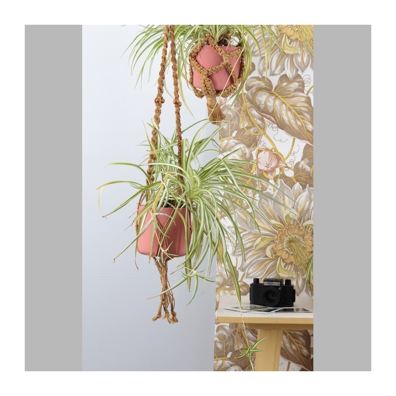 Macramé plantenhanger Monstera 140 cm Macramé plantenhanger Monstera 140 cm