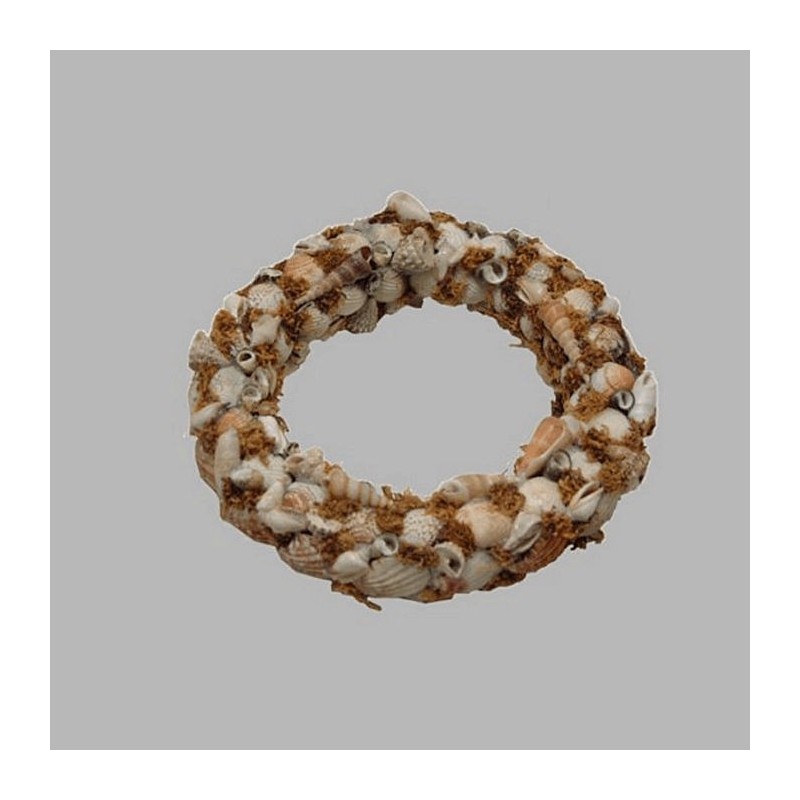 Krans van schelpen Seagull 28 cm