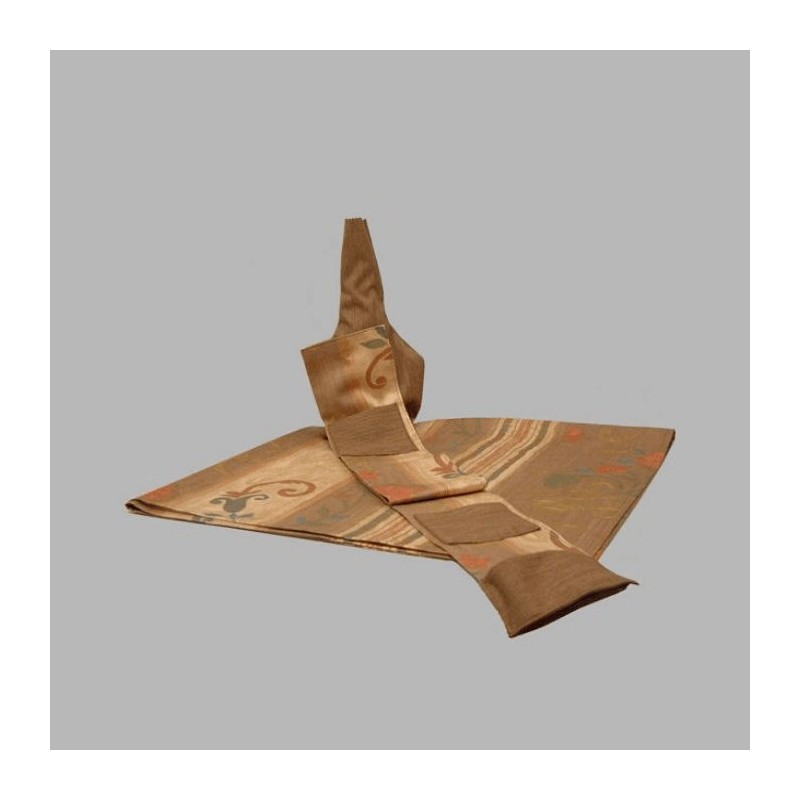 tafelkleed bruin oranje set