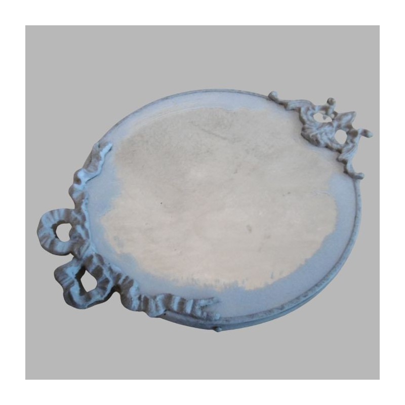 Spiegel geverfd in Decoration paint Casper Blue