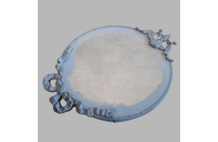 Spiegel geverfd in Decoration paint Casper Blue