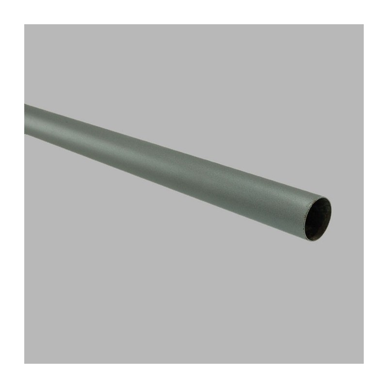 Gordijnroede 28 mm kleur antraciet metaal lengte 200 cm