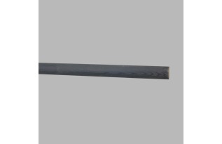 Curtain rod of wood limestone grey 28 mm different lengths