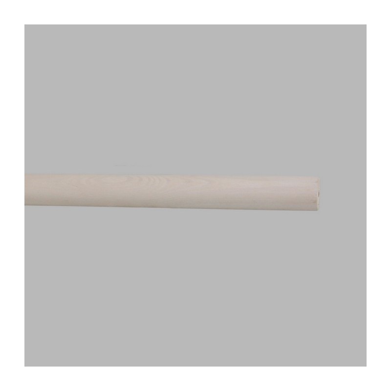 Wooden curtain rod 28 mm color lime white in 120 cm Wooden curtain rod 28 mm color lime white in 120 cm