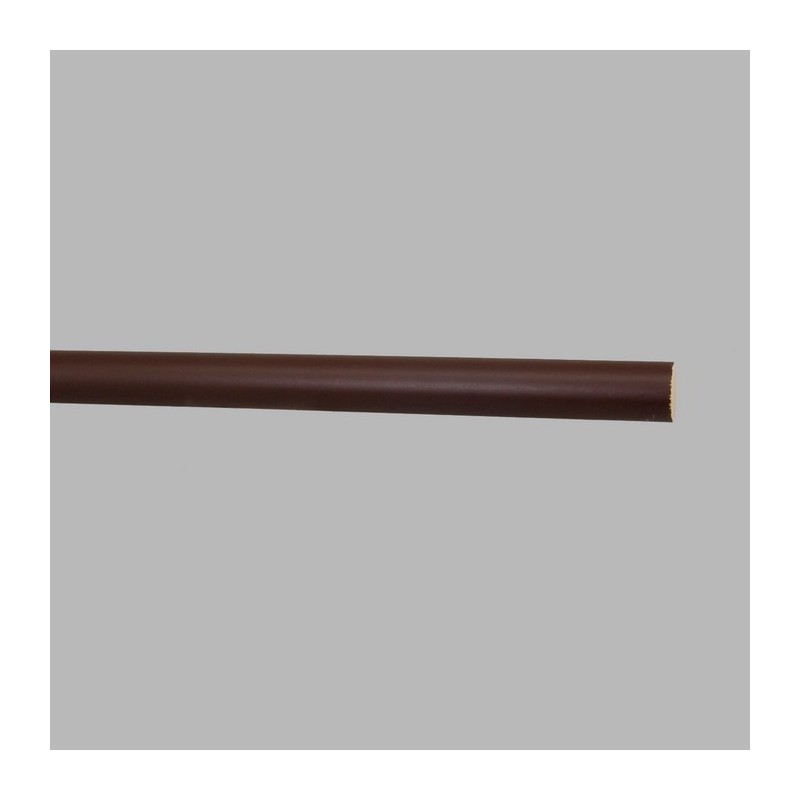 Wooden curtain rod 28 mm color ciocco in different lengths Wooden curtain rod 28 mm color ciocco in different lengths