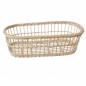Panier tressé en Old White