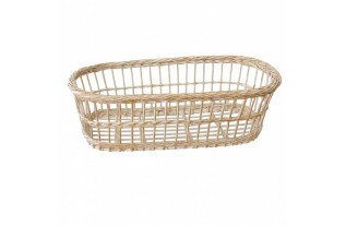 Panier tressé Old White – rustique et intemporel