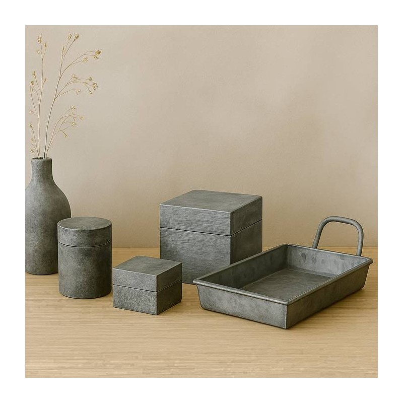 Zinc Effect Paint Kit - Industrial Elegance for Small Objects Zinc Effect Paint Kit - Industrial Elegance for Small Objects