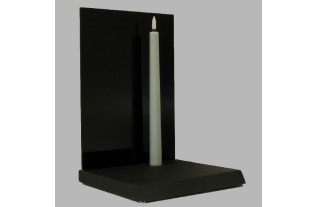 Uyuni LED candle color Montmartre Grey 23 mm x 255 mm