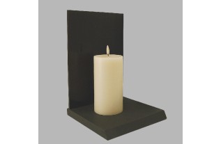 Uyuni LED kaars kleur Old White 78 mm x 152 mm per stuk