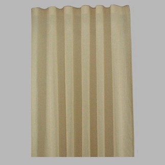 Curtain with wave pleat Cyprus White color H 240 x Br 2 x 100 cm