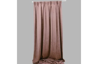 Brown Curtain with Dancing Figure Motif