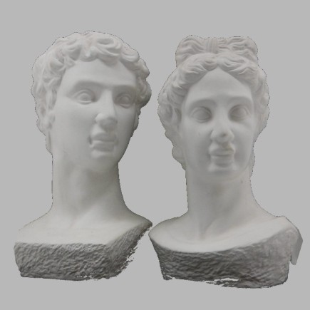 Ensemble de 2 Objets en Céramique – Peints avec la Peinture Decoration Snow White