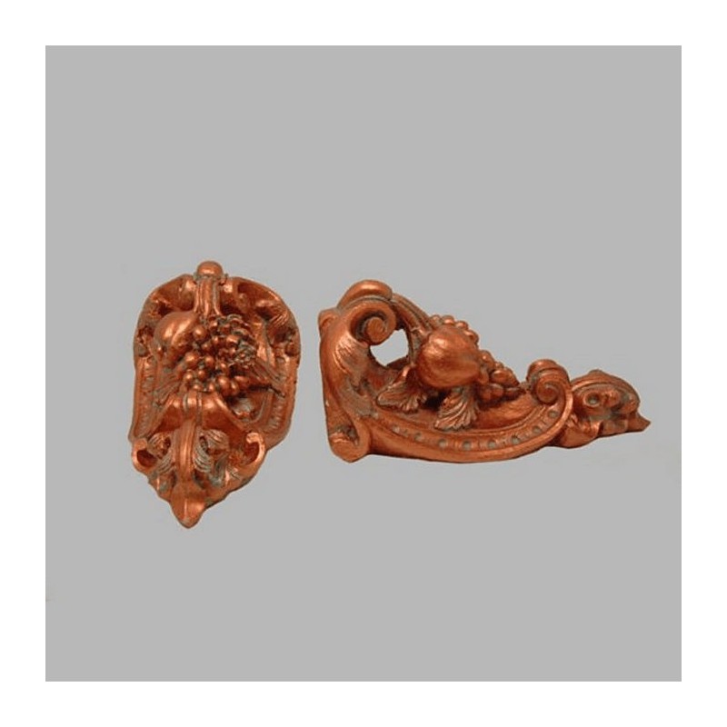 Console set beton kleur brons en koper Console set beton kleur brons en koper