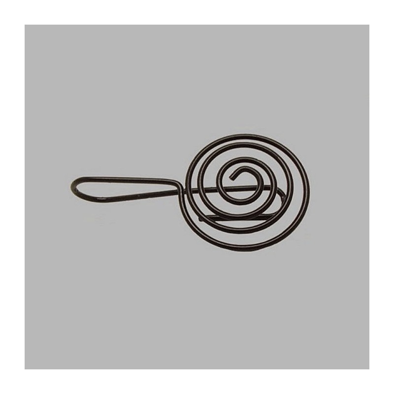 Support de rideau tirer de côté 110 x 60 mm noir