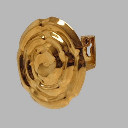 Porte embrasse Rosette en laiton 70 x 75 mm