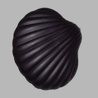 Clips for decorating table cloth-curtains black shell 2 pcs