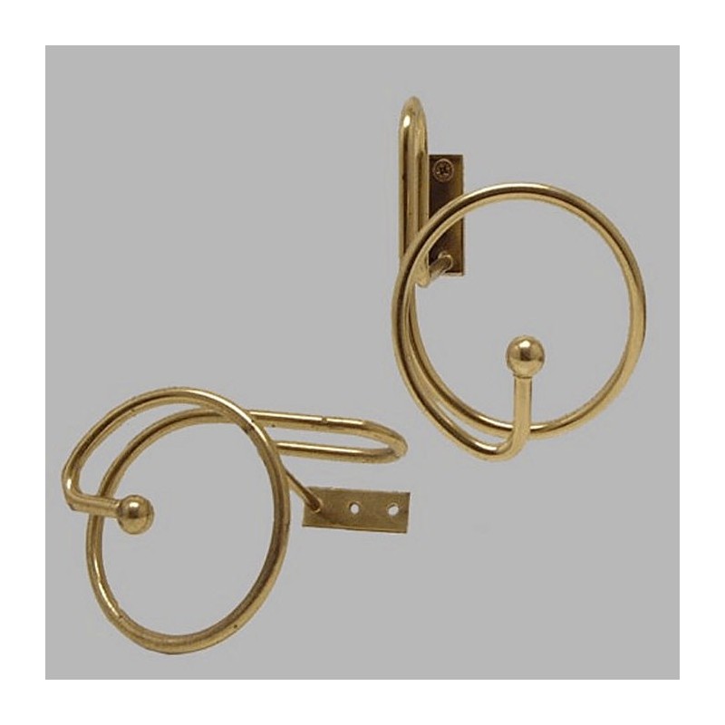 Swagholder Spiral brass 85 mm lengthe 15.5 cm Swagholder Spiral brass 85 mm lengthe 15.5 cm