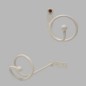 Swagholder Spiral white 55 mm length 14 cm Swagholder Spiral white 55 mm length 14 cm