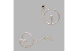 Swagholder Spiral white 55 mm length 14 cm