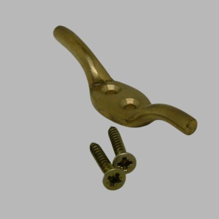 Curtain holdback cabestan brass 15 x 75 mm per piece