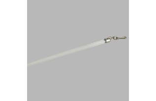 Gordijn trekstang transparant lengte 100 cm met handgreep