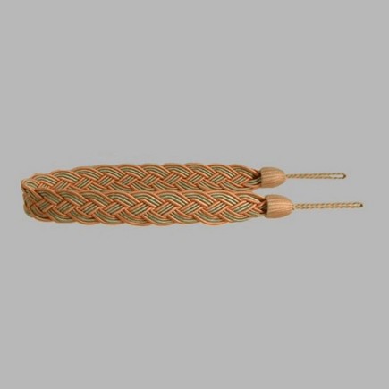 Tie back cord basketwork with 2 colours length 80 cm
