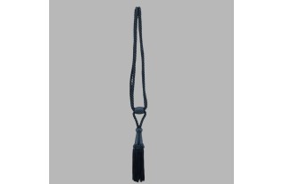 Embrasse pour rideaux brillant 1 glands couleur Santorini Blue par pièce