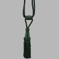 Curtain tie back glossy with 1 tassel color venetian green per piece Curtain tie back glossy with 1 tassel color venetian green per piece