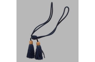 Embrasse pour rideaux 2 glands couleur bleu L 55 cm