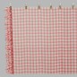 bonne femme sheer fabric plaid with ruffles color red width 95 cm bonne femme sheer fabric plaid with ruffles color red width 95 cm