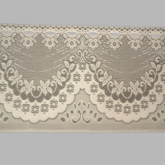 sheer fabric Jacquard with classic floral pattern