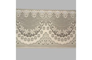 voilage Jacquard avec motif floral classique