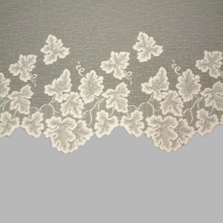 voilage Jacquard avec nœud hauteur 55 cm