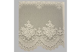 voilage Jacquard avec motif floral 43 - 90 cm hauteur