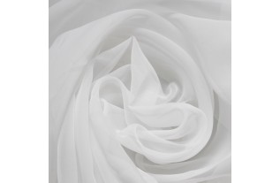 Voilages en voile avec bordure brodée