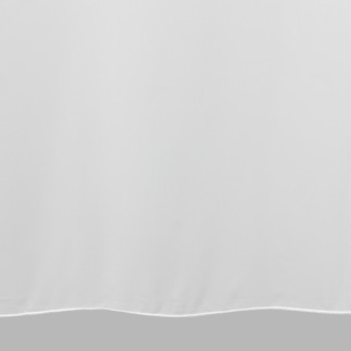 Voilage transparent blanc avec plomb différentes hauteurs