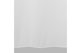 Sheer fabric white voile with lead lace different heights