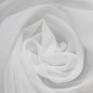 Sheer fabric white with point claire different heights