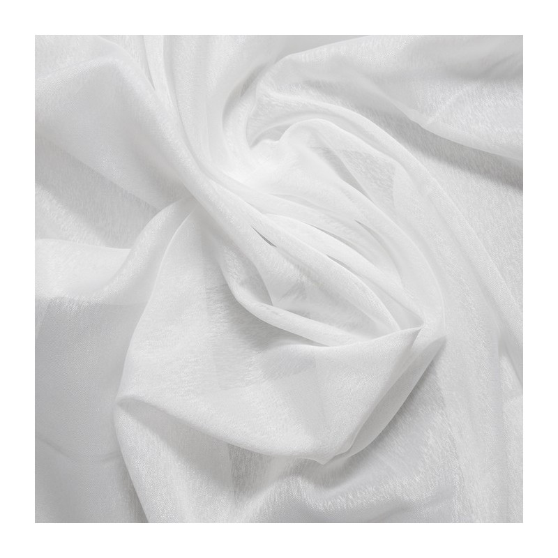 Curtain gloss voile white