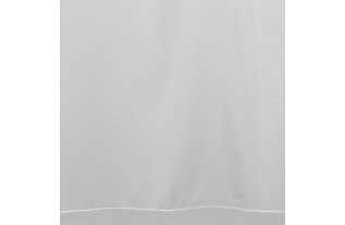 Voilage blanc brillant avec dentelle au plomb hauteur 205 cm