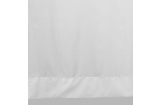 Sheer white gloss voile with point claire different heights