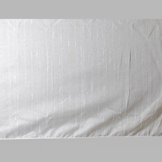 Voilage blanc brillant avec bande hauteur 220 cm